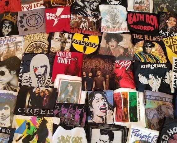 Vintage Band tee Event! Address:Nieuwendijk 24 in Amstersdam, Ophalen, Overige kleuren, Maat 46/48 (XL) of groter, Zo goed als nieuw