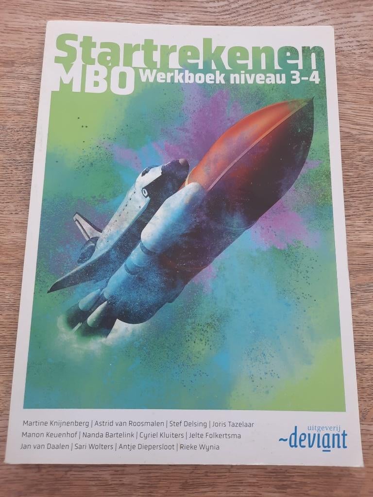 Schoolboek Start rekenen MBO werkboek niveau 3-4, Boeken, Ophalen, Nieuw, Overige niveaus, Overige vakken