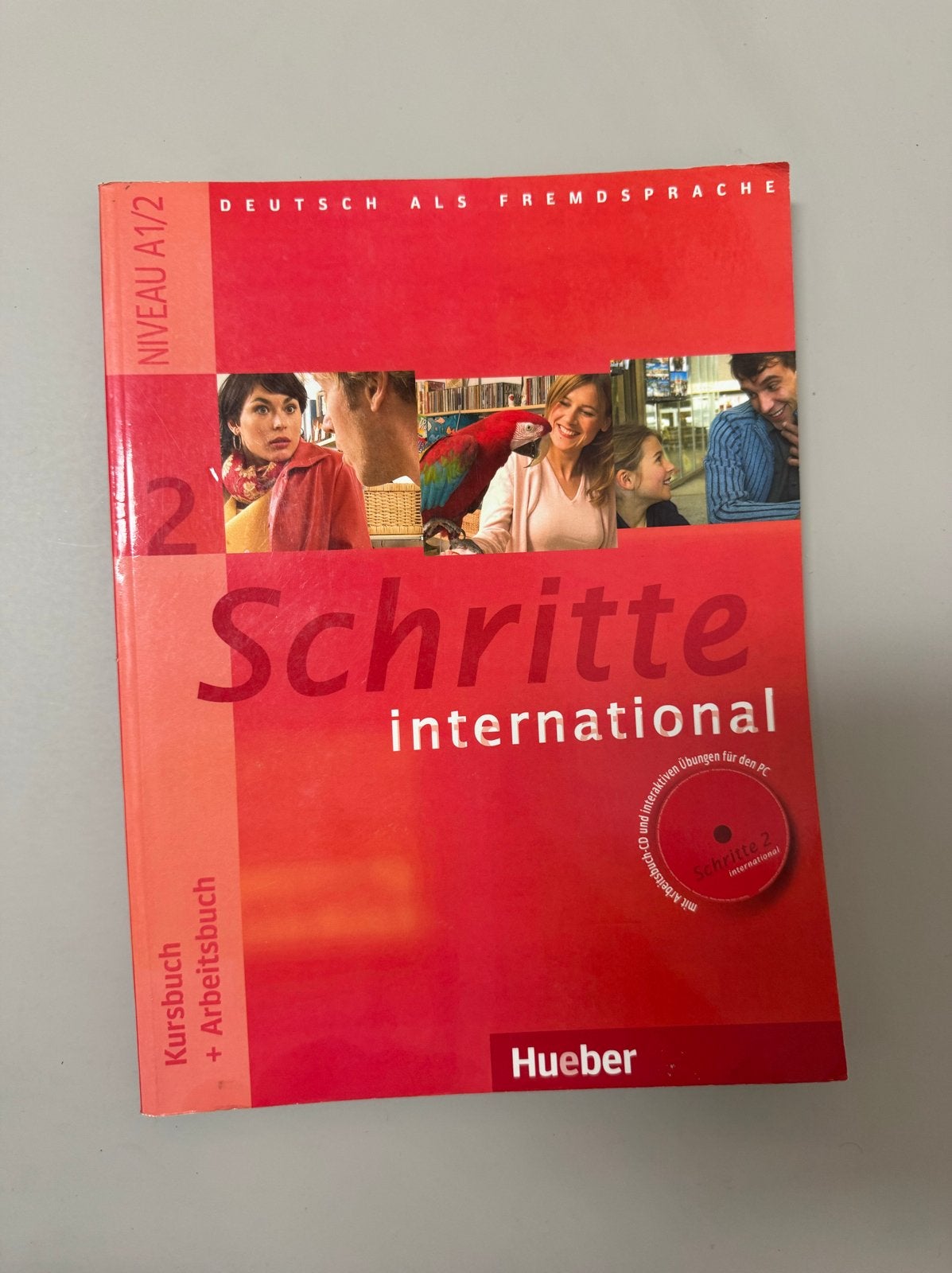 Schritte international 2: Cursus- en werkboek A1/2, Ophalen of Verzenden, Alpha, Zo goed als nieuw, Overige niveaus