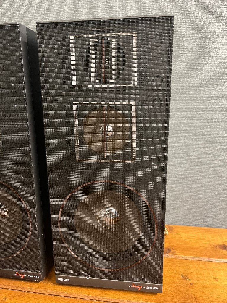 Vintage set Philips FB455 luidsprekers , boxen . 3weg ., Audio, Tv en Foto, Stereo speakers, Philips, Gebruikt, Ophalen of Verzenden
