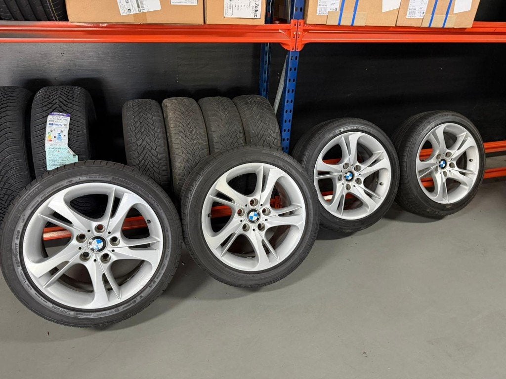 17 inch Style 292 Turbine breedset BMW met zomerbanden, Auto-onderdelen, Banden en Velgen, Ophalen, Gebruikt, Banden en Velgen