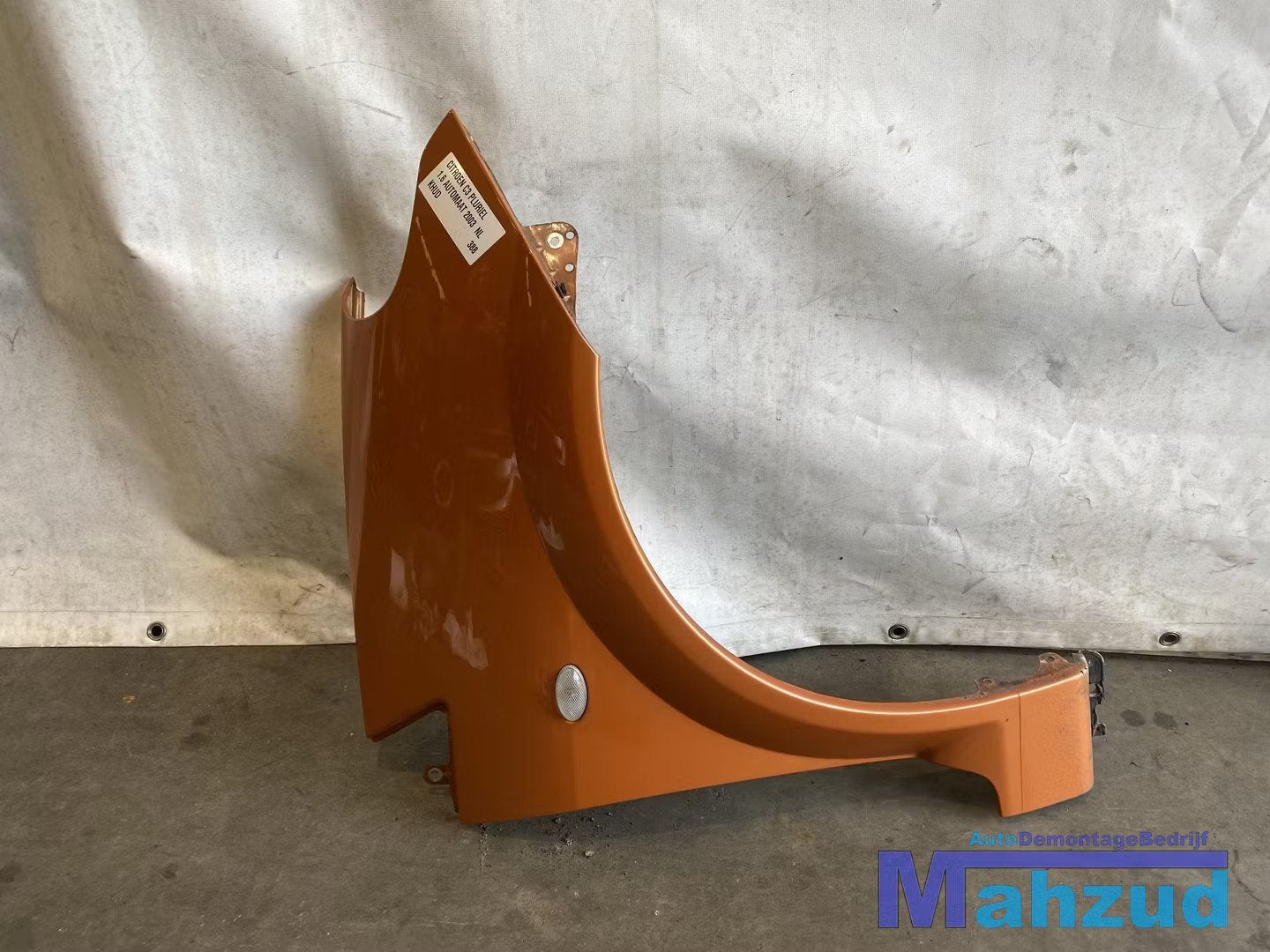 CITROEN C3 Pluriel Oranje KHUD rechts voorscherm scherm 2003, Auto-onderdelen, Gebruikt, Citroën, Stellantis N.V., Ophalen of Verzenden
