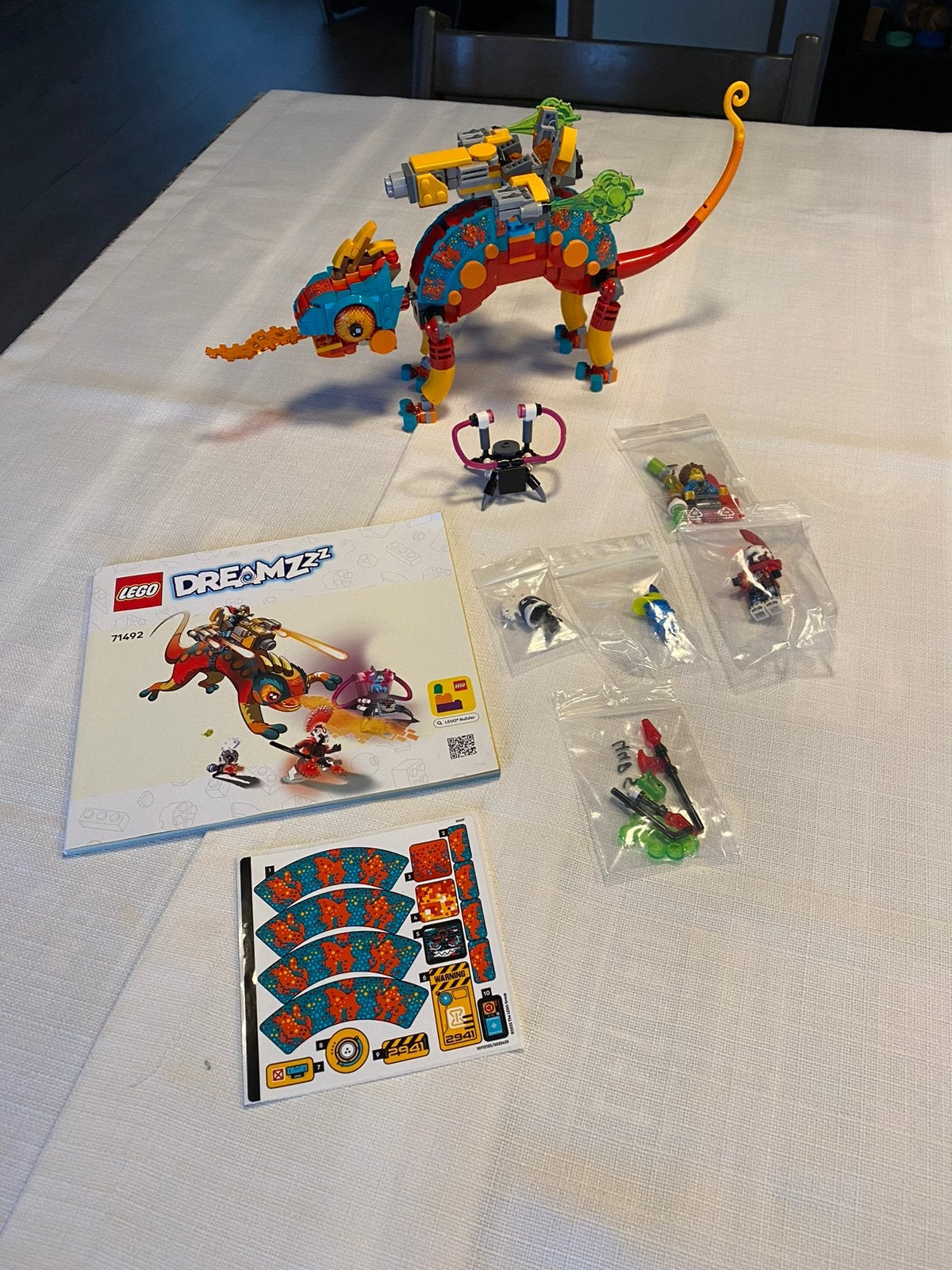 Lego 71492 Mateo's Fire Chameleon, Compleet, Gebruikt, Overige thema's, Lego