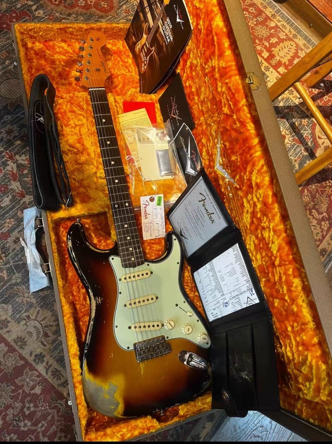 Fender Custom Shop 62, Ophalen of Verzenden, Solid body, Fender