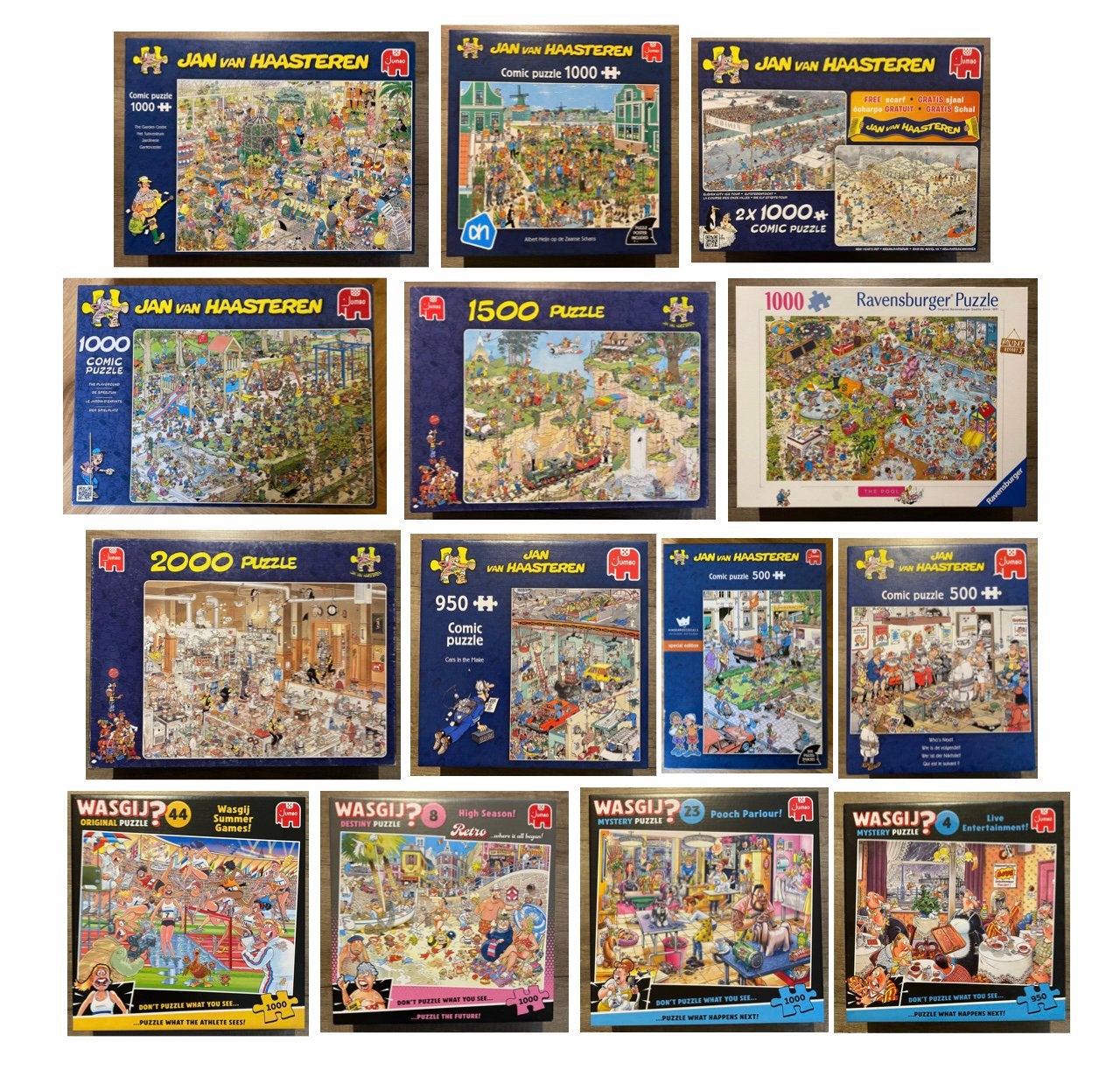 Diverse puzzels, Ophalen of Verzenden, 500 t/m 1500 stukjes, Zo goed als nieuw