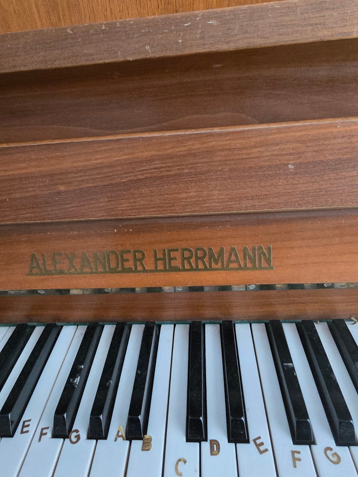 Alexander Herrmann Piano - Bruin, Gebruikt, Ophalen, Gebruikt, Bruin, Piano