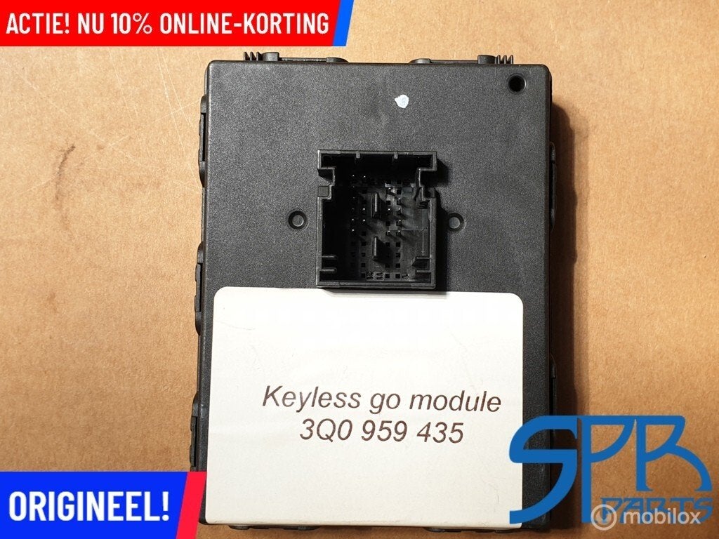 3Q0959435 KEYLESS ENTRY MODULE KESSY GOLF 7 VII SKODA FABIA, Auto-onderdelen, Gebruikt, Volkswagen, Ophalen of Verzenden