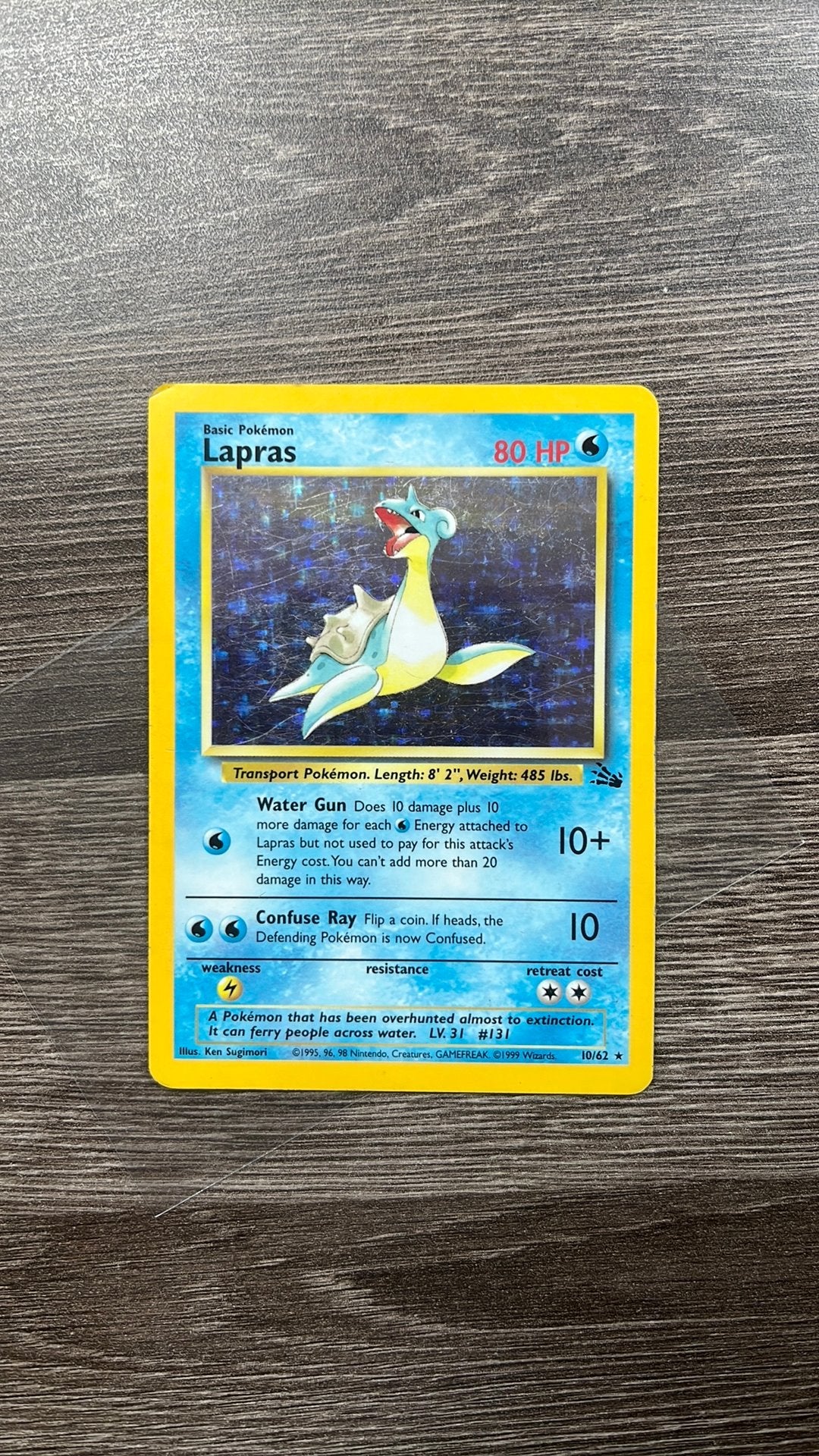 Lapras Holo, Ophalen of Verzenden, Zo goed als nieuw