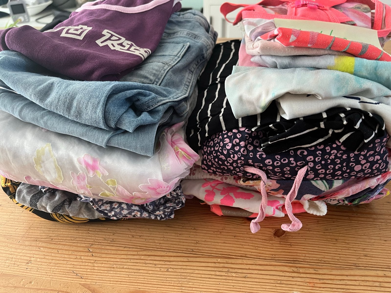 Meisjeskleding pakket maat 146/152: Hemdjes, shirts, broeken, Ophalen of Verzenden, Gebruikt, Meisje, Setje