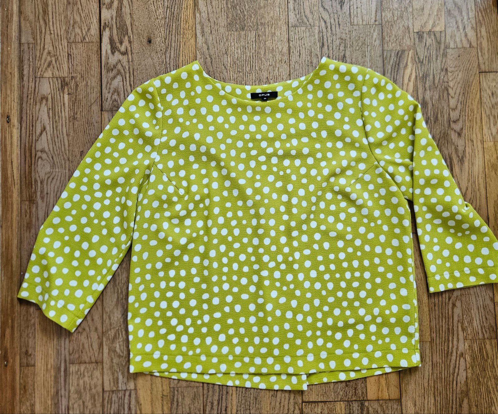 Opus Blouse met Polka Dots - Maat 36 (S), Ophalen of Verzenden, Zo goed als nieuw, Korte mouw, Maat 36 (S)