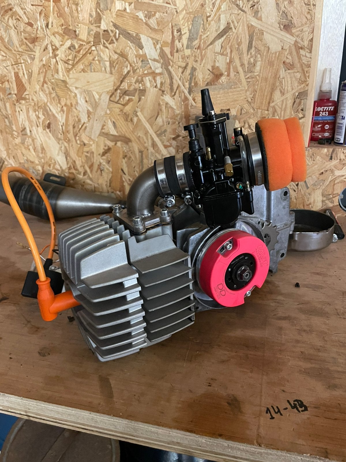 Puch maxi blok 74cc, Fietsen en Brommers, Ophalen of Verzenden, Zo goed als nieuw, Blok
