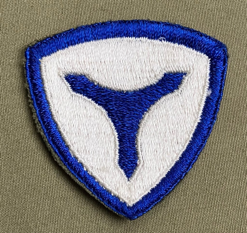US WW2 Shoulder Patch - 3rd Service Command, Ophalen of Verzenden, Landmacht, Amerika, Embleem of Badge
