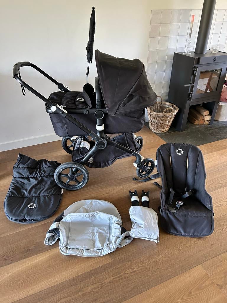 Bugaboo Fox 2 supercomplete kinderwagen met veel accessoires, Ophalen, Bugaboo, Zo goed als nieuw, Combiwagen