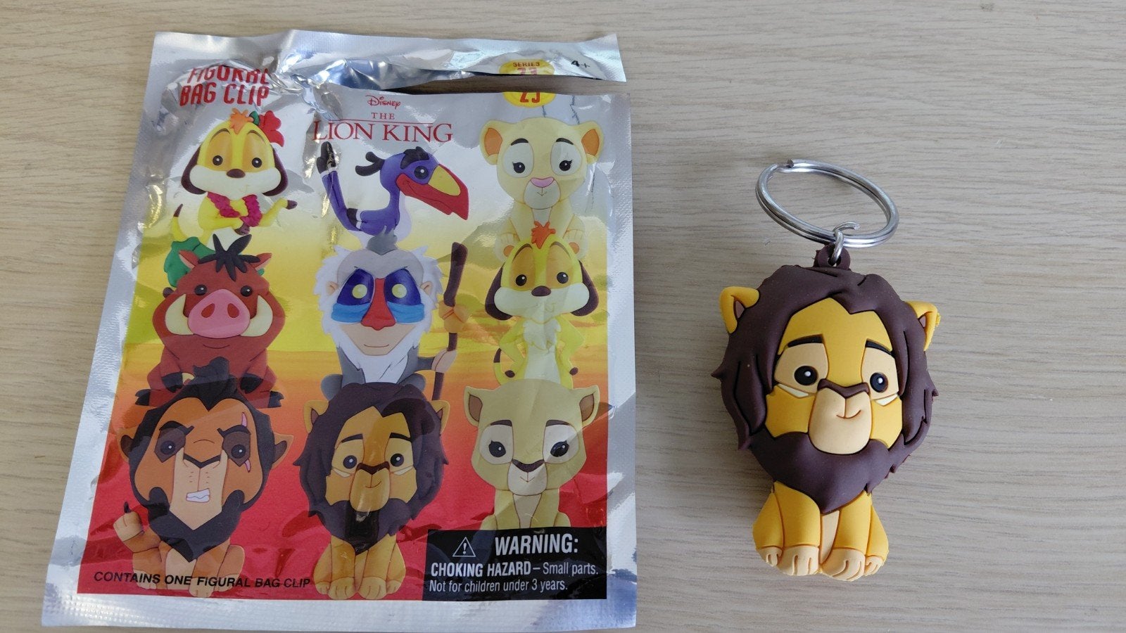 Lion king disney figural keyring, Ophalen of Verzenden, Zo goed als nieuw