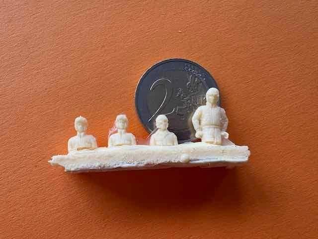 T0015	US Tank Crew set - 4x	1/72	resin, Verzenden, Nieuw, 1:50 of kleiner