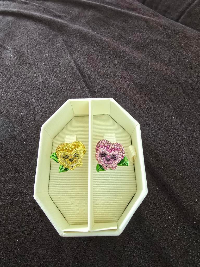 Swarovski Alice in Wonderland Oorbellen - Nieuw, Sieraden, Tassen en Uiterlijk, Met kristal, Overige materialen, Overige kleuren