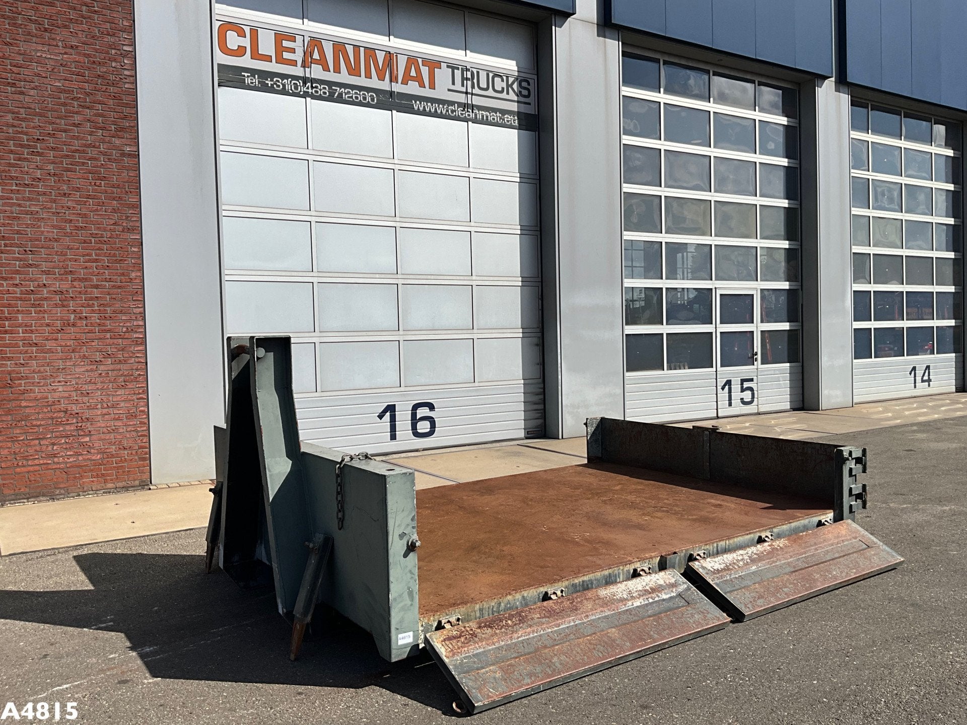 Container 3,5 m³, Clean Mat Trucks B.V., Sales@cleanmat.eu, Wageningsestraat 17
6673DB  ANDELST, NL