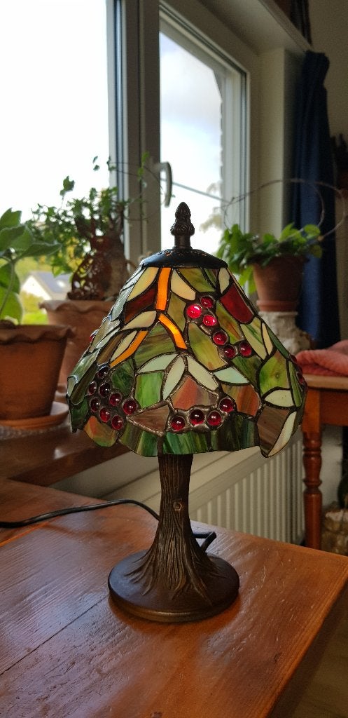 Tiffany stijl tafellamp  Vintage lamp sfeerverlichting, Ophalen of Verzenden