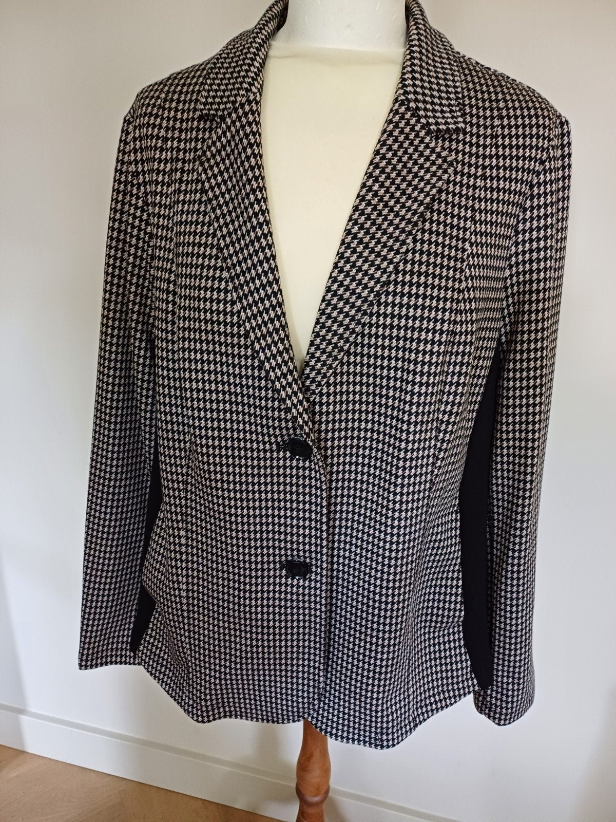 Stijlvol, Bonita jasje met Pied-de-Poule Print - Maat 46, Kleding | Dames, Meerkleurig, Maat 46/48 (XL) of groter, Nieuw, Bonita