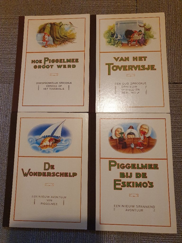 4x Piggelmee, bij de eskimo´s, van het tovervisje, de wonder, Ophalen of Verzenden, Gelezen, Fictie algemeen