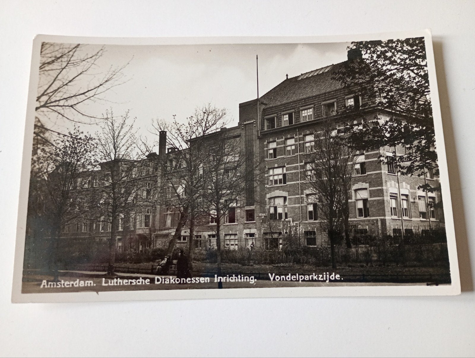 Amsterdam Lutherse Diaconessen Inrichting Vondelparkzijde, Ophalen of Verzenden, 1920 tot 1940, Ongelopen, Noord-Holland