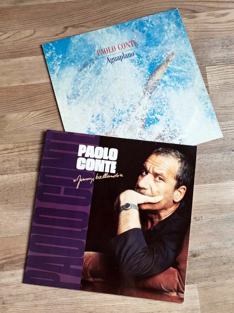 Paolo Conte - 2 lp's, Cd's en Dvd's, Vinyl | Rock, LP, Singer-songwriter, Gebruikt, Ophalen of Verzenden