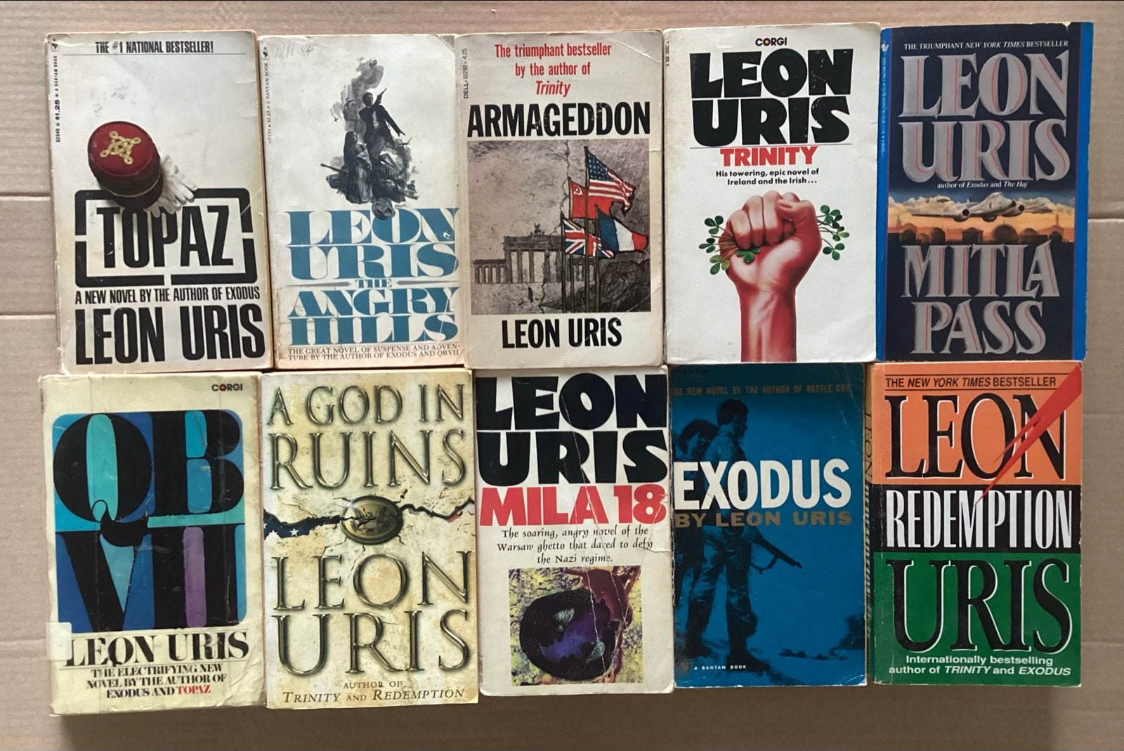 Engelstalige literatuur van Leon Uris - Diverse titels, Ophalen of Verzenden, Gelezen, Amerika