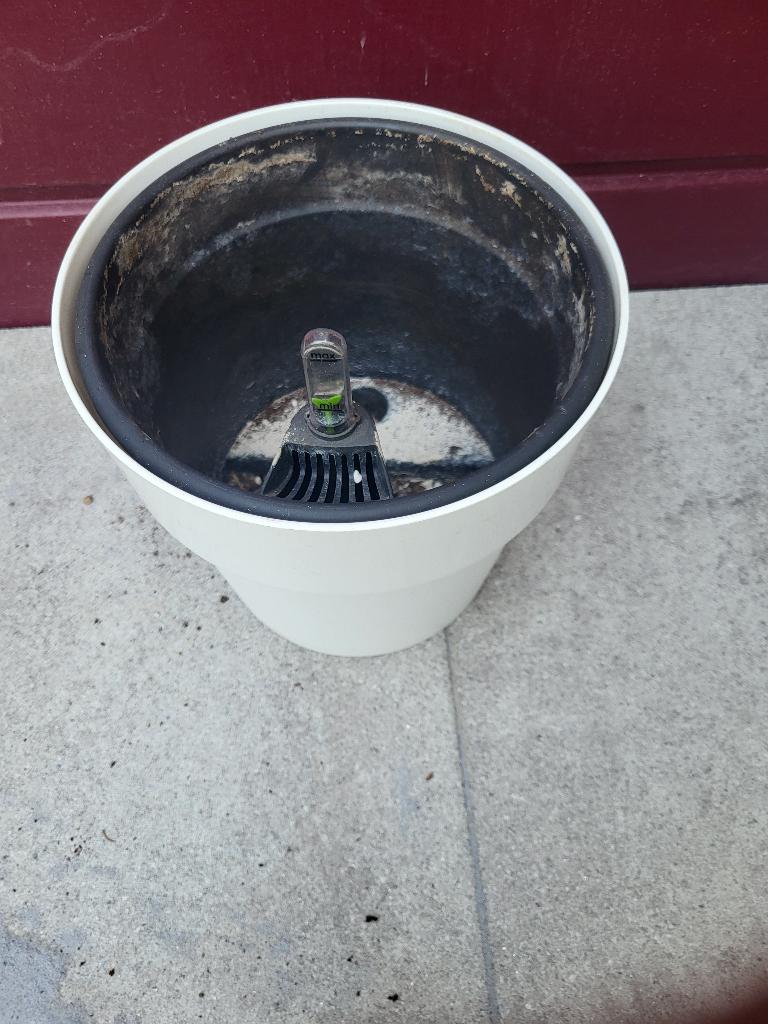 ELHO pot wit met ELHO Self-watering, Kunststof, Rond, Ophalen of Verzenden, Zo goed als nieuw