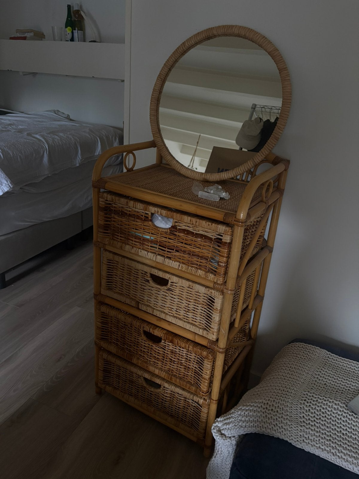 Rotan kastje, Ophalen, Zo goed als nieuw, 50 tot 100 cm, Minder dan 100 cm