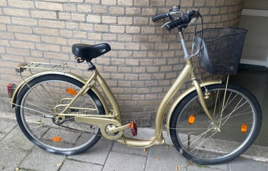 functioneel  fiets dames meisjes model, Station of studenten, Ophalen, Gebruikt, 26 inch of meer, Versnellingen