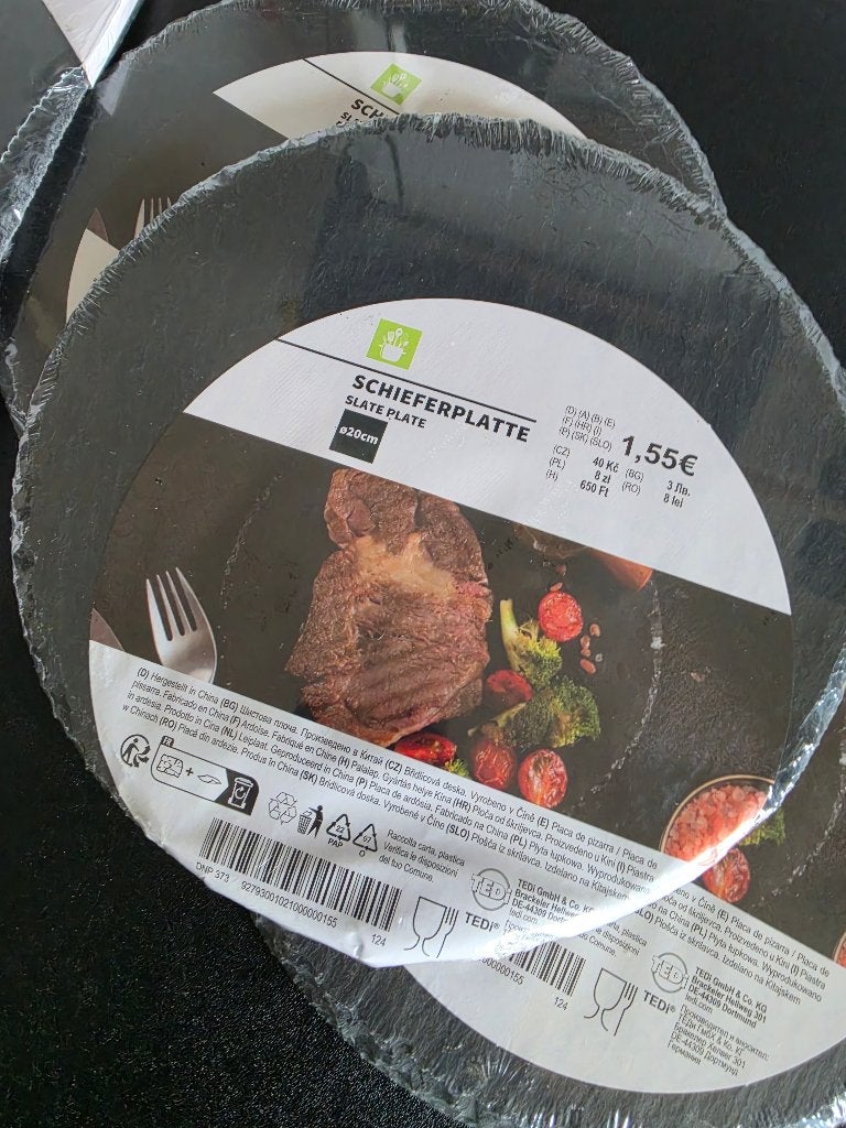 Leisteen Serveerplaten – Rond & Vierkant – Nieuw 6stuks, Verzenden, Nieuw