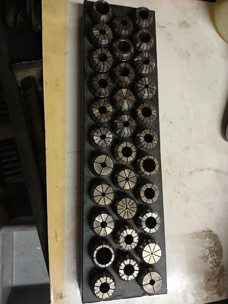 Spantangen ER25 en ER32 en Er40 diverse maten geen sets, Ophalen of Verzenden, Metaaldraaibank, Computergestuurd (Cnc), Gebruikt