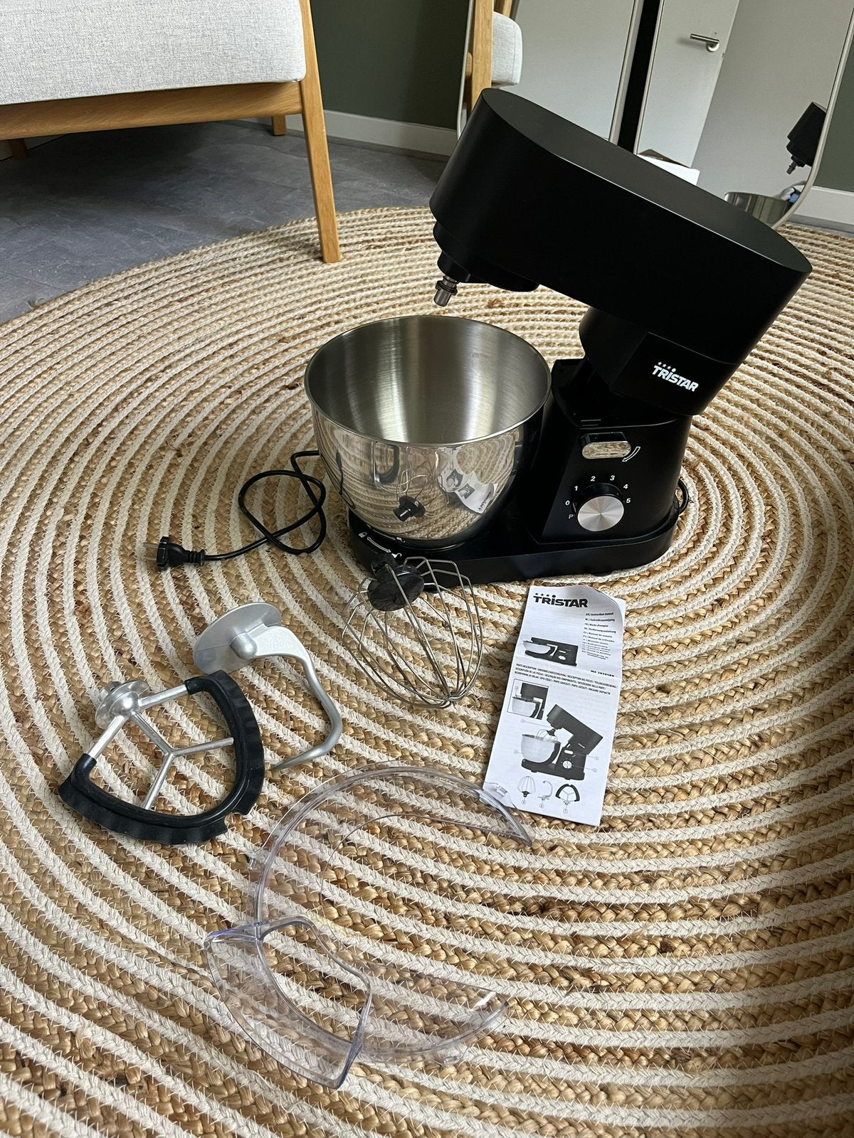 **nieuwe Tristar keukenmachine MX-5030SBK**, 4 liter of meer, Ophalen of Verzenden, Zo goed als nieuw, 3 snelheden of meer