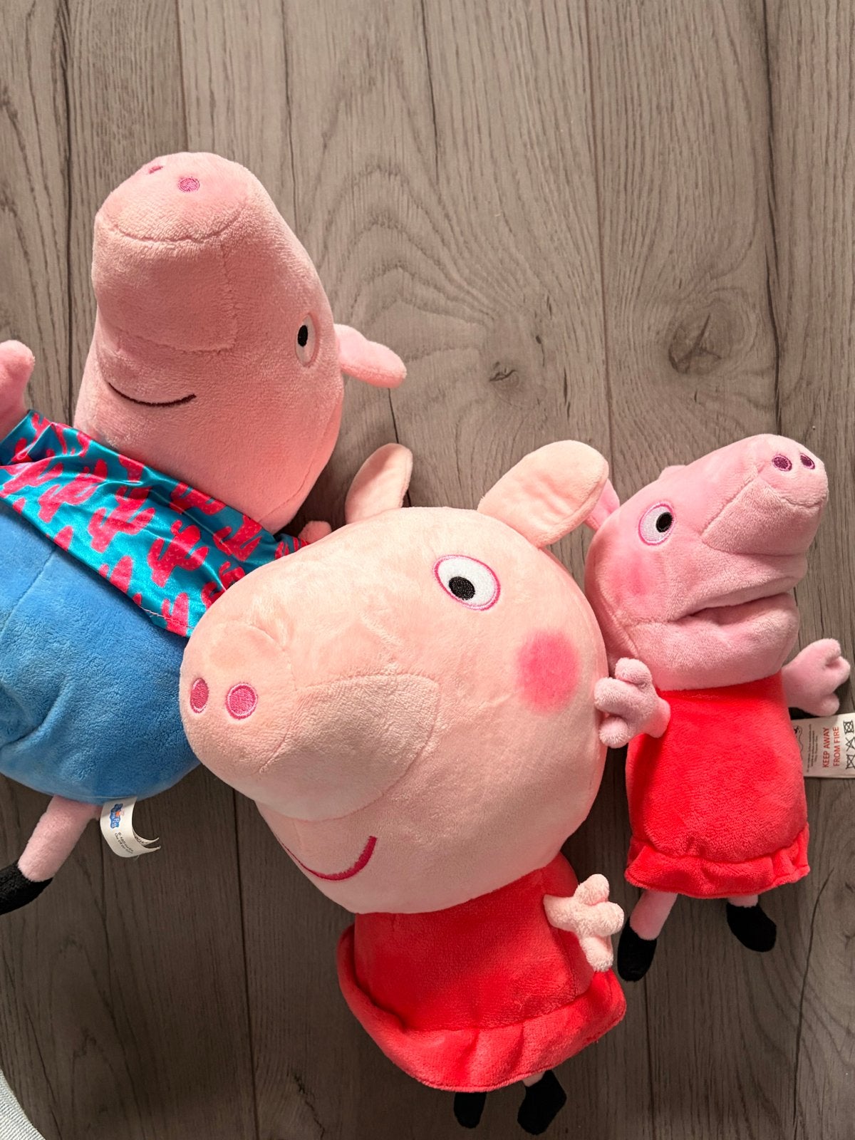 Peppa Pig Knuffels - Peppa en George, Gebruikt, Overige typen, Ophalen of Verzenden, Peppa Pig
