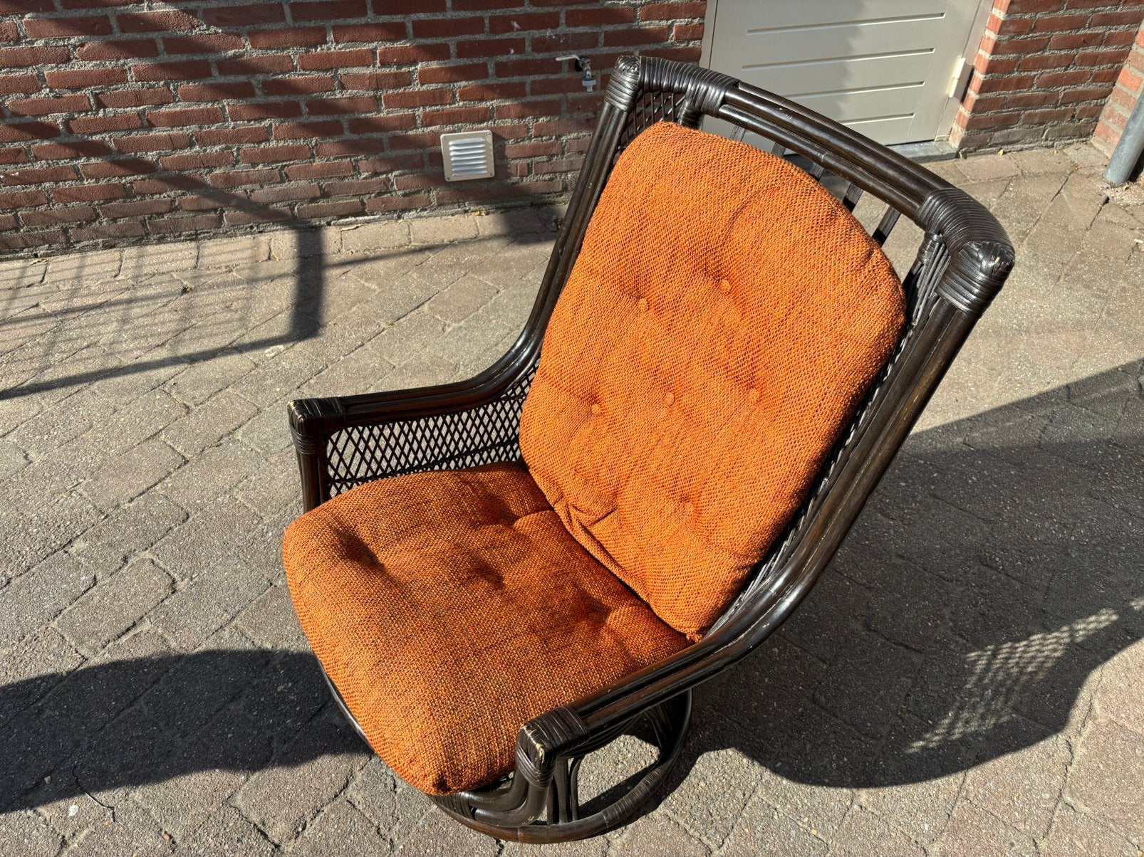 Draai- en Schommelstoel Wiegstoel vintage antiek, Antiek en Kunst, Antiek | Meubels | Stoelen en Banken, Ophalen
