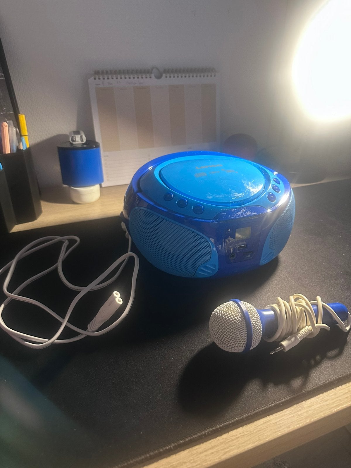 Lenco kinderradio blauw, Verzenden, Zo goed als nieuw