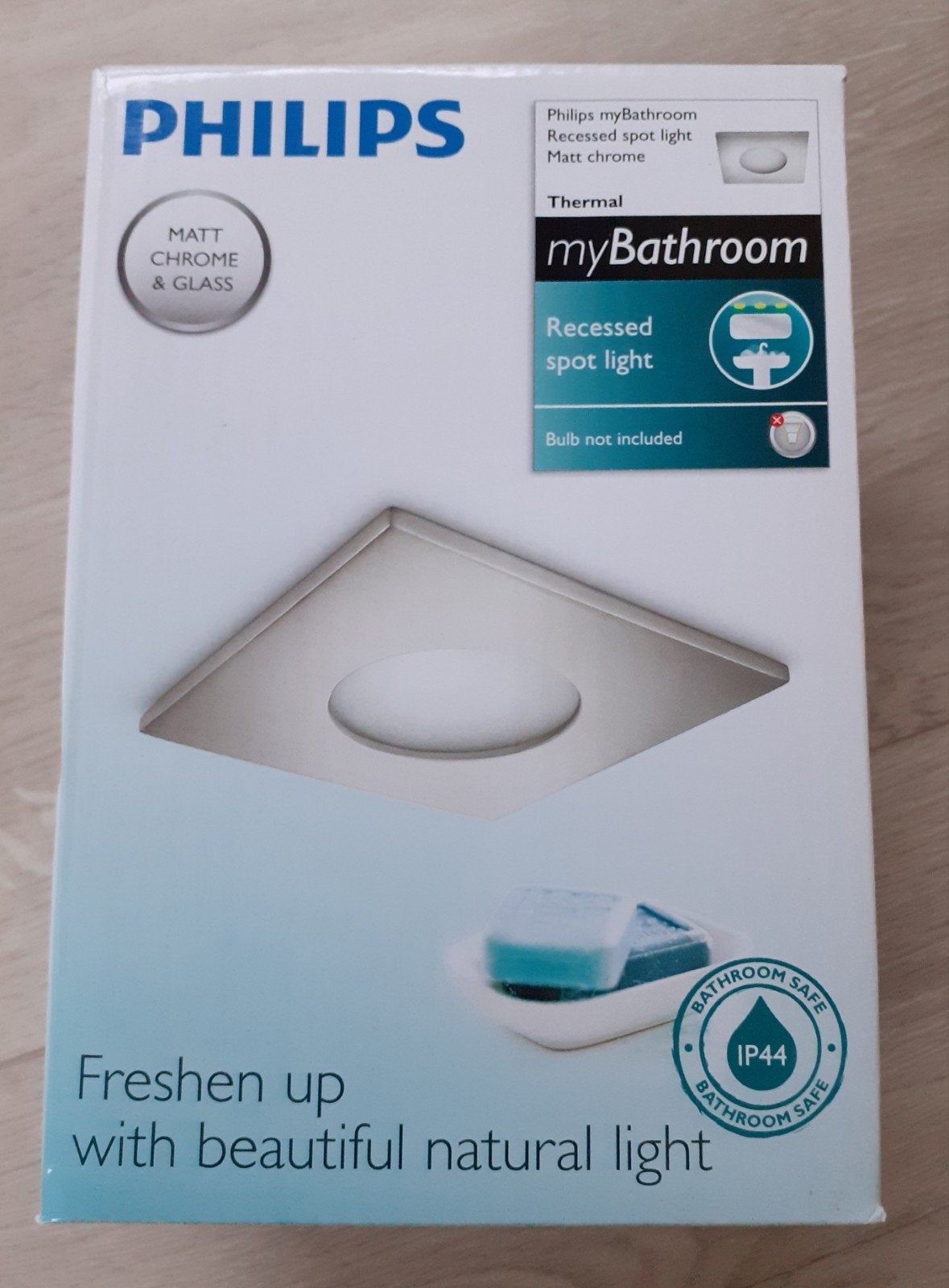Philips inbouwspot mybathroom thermal, matt chrome nieuw, Huis en Inrichting, Ophalen of Verzenden, Nieuw