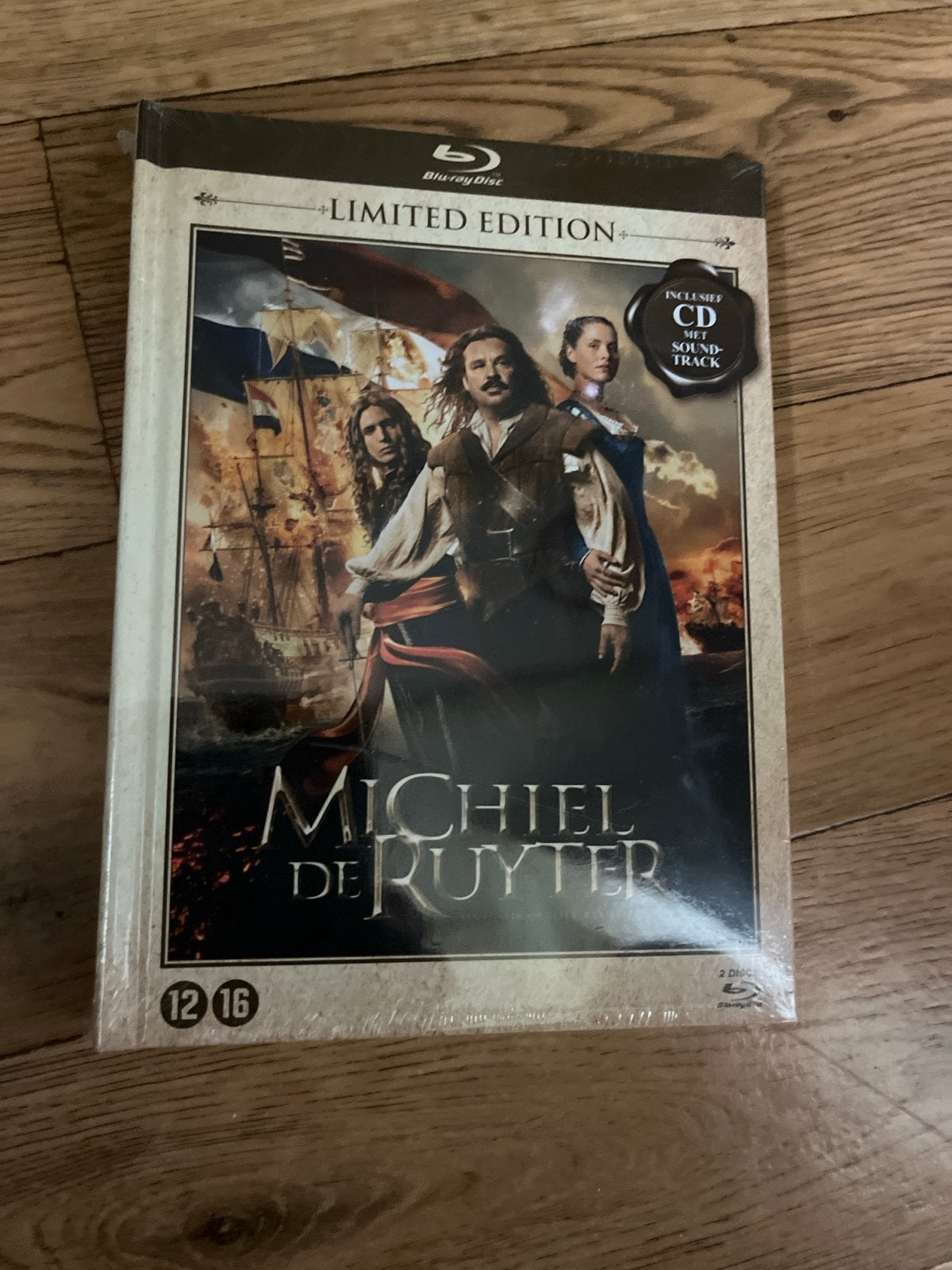 Michiel de Ruyter Limited Ed. Blu-ray + Soundtrack CD nieuw, Cd's en Dvd's, Bonusmateriaal, Nederlands, Nieuw in verpakking, Vanaf 12 jaar
