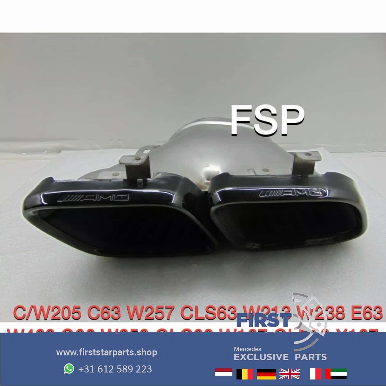 FACELIFT 63 AMG SIERSTUKKEN SET ZWART C63 E63 GLC63 GLE63 G6, Auto-onderdelen, Gebruikt, -, Ophalen of Verzenden, -