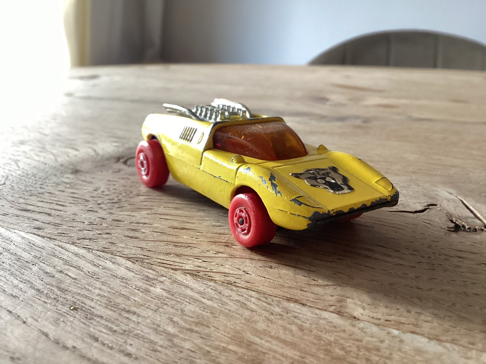Matchbox Superfast No. 1 Mod Rod 1971 – Rode Wielen, Ophalen of Verzenden, Gebruikt, Auto