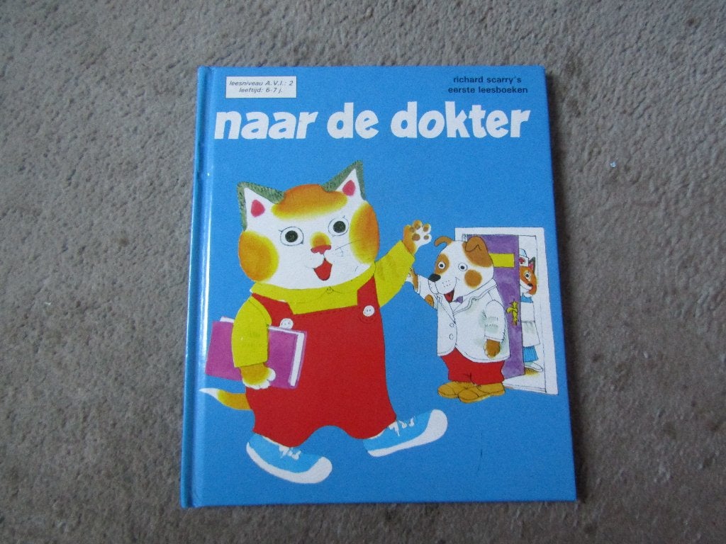Boek: Richard Scarry's eerste leesboeken: Naar de dokter, Ophalen of Verzenden, Gelezen, Deltas, Fictie algemeen