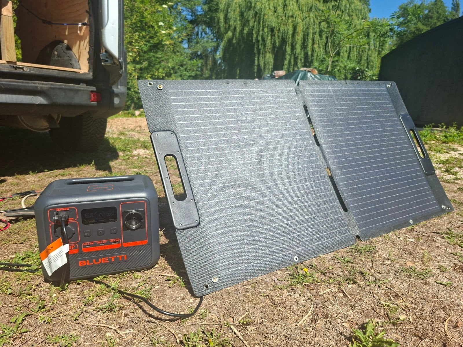 BLUETTI PV100 zonnepaneel, Caravans en Kamperen, Ophalen, Zo goed als nieuw