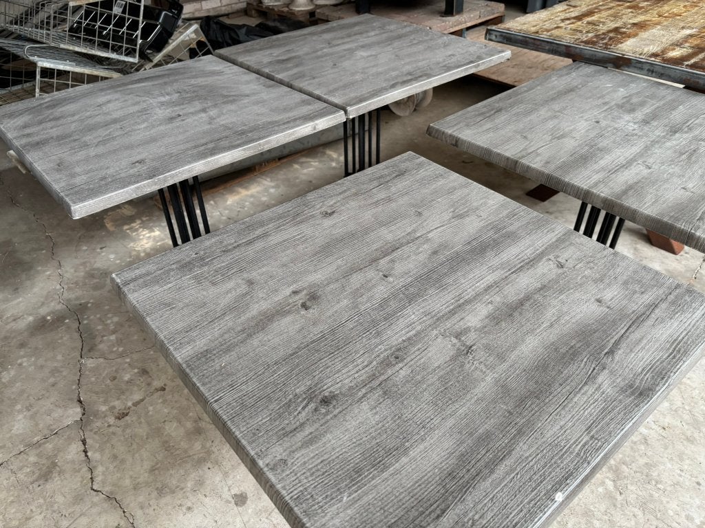 Terrastafels, Tuin en Terras, Ophalen, Gebruikt, Rechthoekig, Kunststof