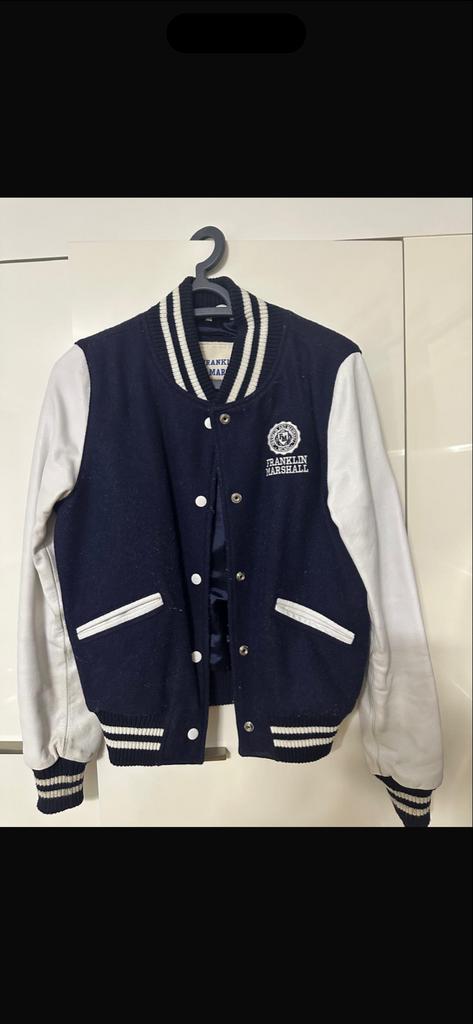 Franklin & Marshall Varsity Jacket - Maat L, Kleding | Heren, Ophalen of Verzenden, Zo goed als nieuw, Maat 52/54 (L), Blauw