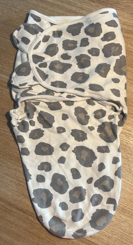 Meyco swaddle 0-3 maanden panter, Kinderen en Baby's, Dekens, Slaapzakjes en Inbakerproducten, Verzenden, Gebruikt, Minder dan 70 cm
