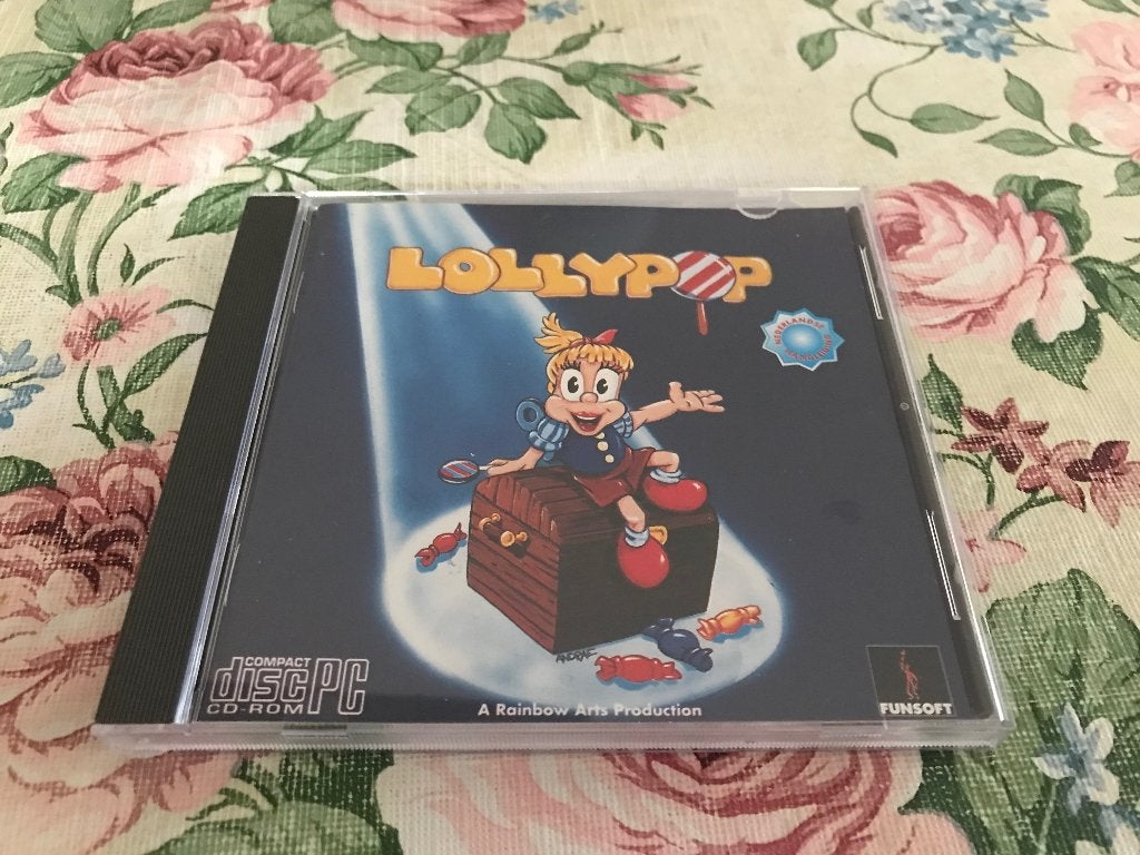 Lollypop PC CD-ROM - Platformspel - Rainbow Arts, Gebruikt, 1 speler, Ophalen of Verzenden, Platform