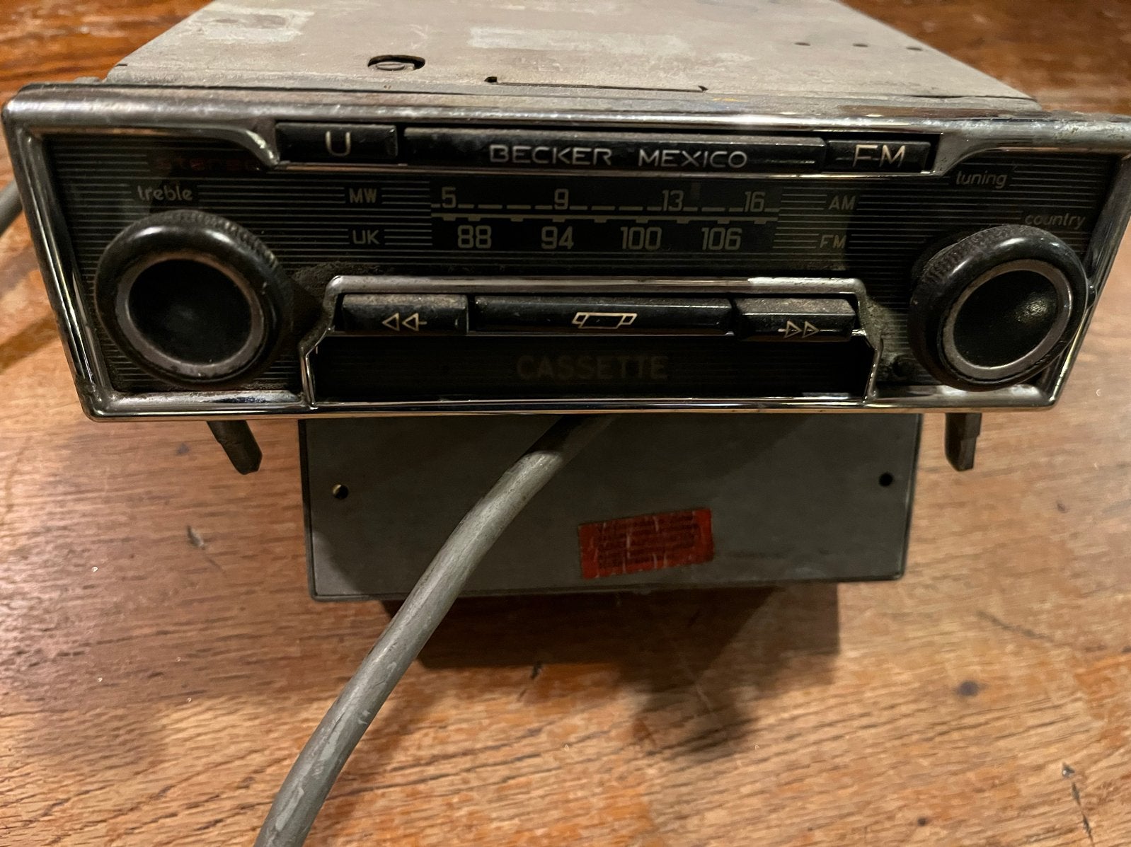 Becker Mexico Mercedes autoradio, Auto diversen, Ophalen of Verzenden, Gebruikt