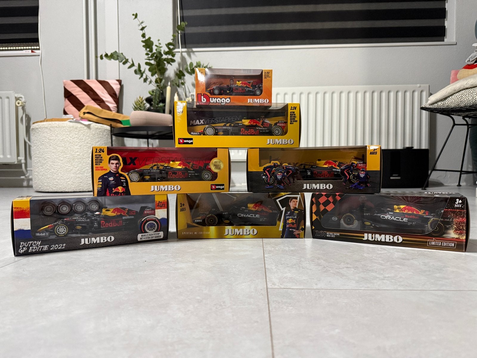 Max Verstappen Red Bull Racing F1 modelauto's Jumbo collecti, Ophalen of Verzenden, Nieuw
