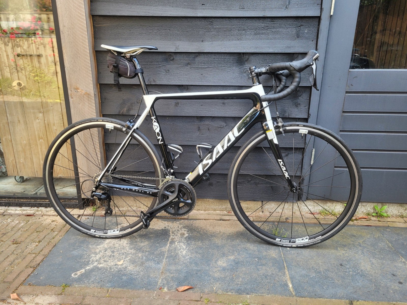 Isaac Kaon Full Carbon | Shimano 105 2x11, DT Swiss, Maat 56, Carbon, Zo goed als nieuw, Meer dan 20 versnellingen, 53 tot 57 cm