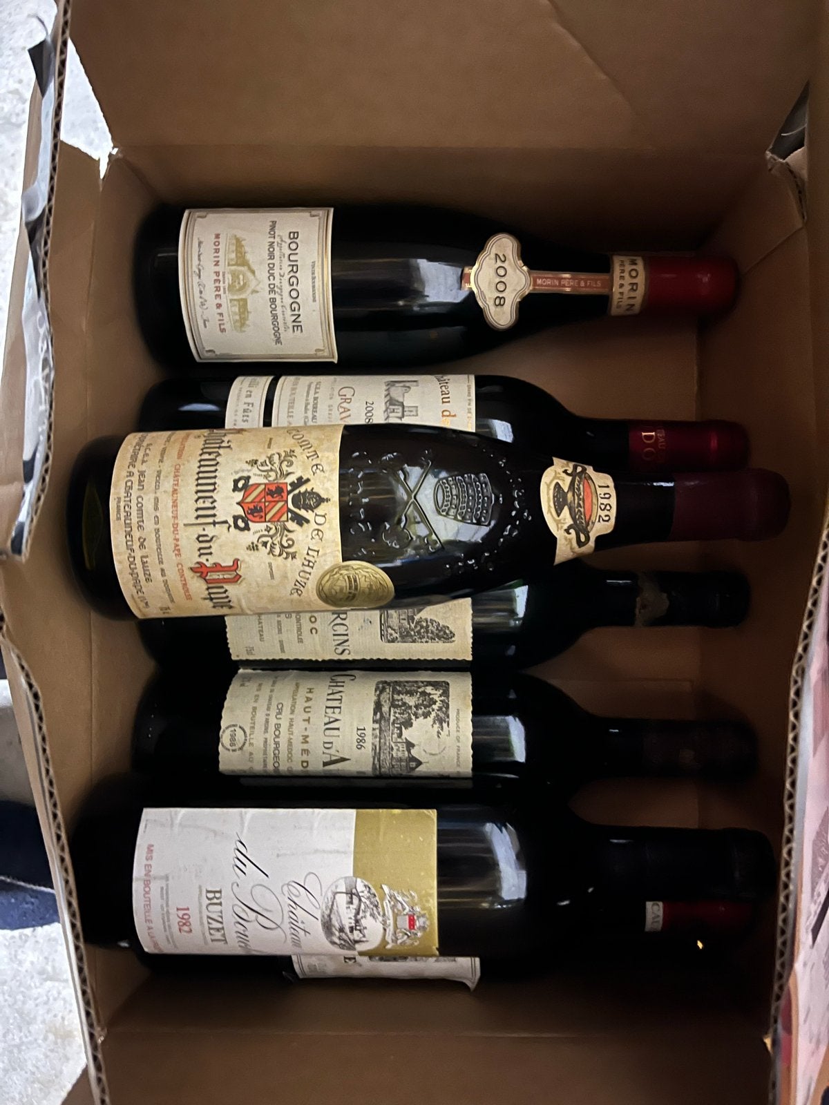 Diverse collectie rode wijnen - Vintage flessen, Ophalen, Frankrijk, Nieuw, Rode wijn